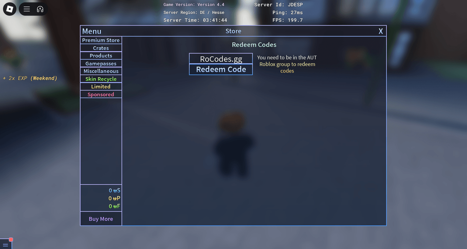 A Universal Time Codes February 2026 RoCodes 141 Roblox A Universal Time Codes Redeem 